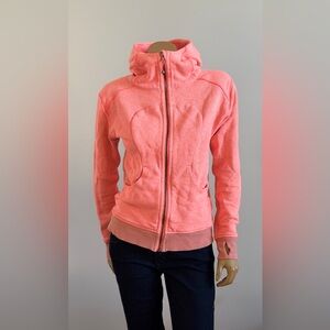 Lululemon Scuba Hoodie Size 6 Coral $40